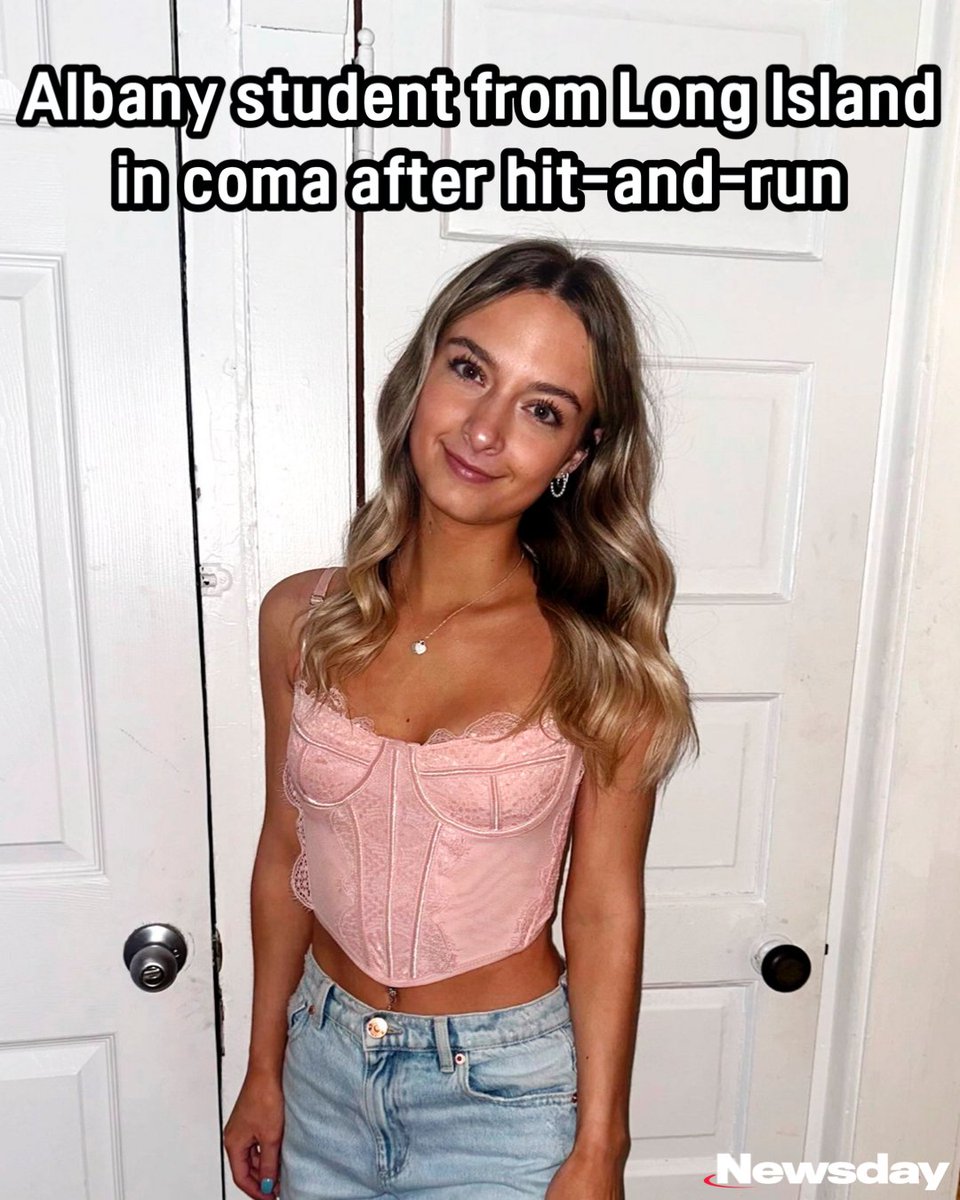 A Floral Park college student days away from finishing her freshman year at the University at Albany is in a medically induced coma after being struck by the driver of an all-terrain vehicle or motorized dirt bike, according to her father and Albany police.

The driver took off