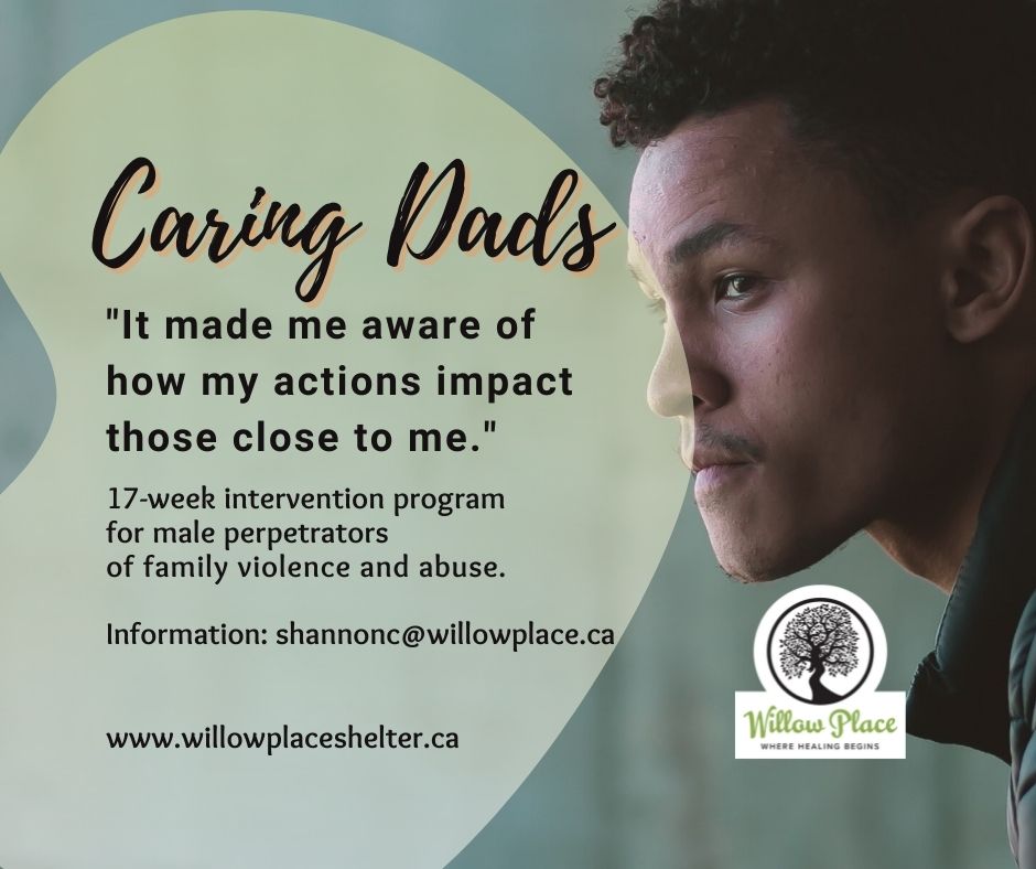 Willow Place offers the internationally-recognized Caring Dads program in collaboration with community partners. 

#willowplace #wherehealingbegins #familyviolenceprevention