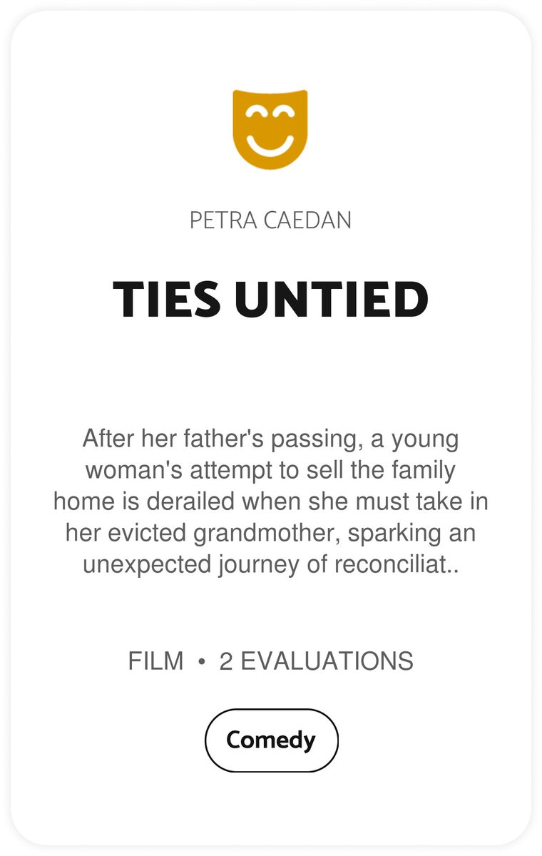 For your weekend read: TIES UNTIED by Petra Caedan: blcklst.com/scripts/152566 #BlackListWeekendRead