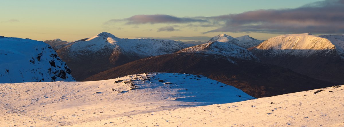 Stob Ghabhar and friends on one of the very few good winter days we had this year. In fact, one of the worst winters I can remember.