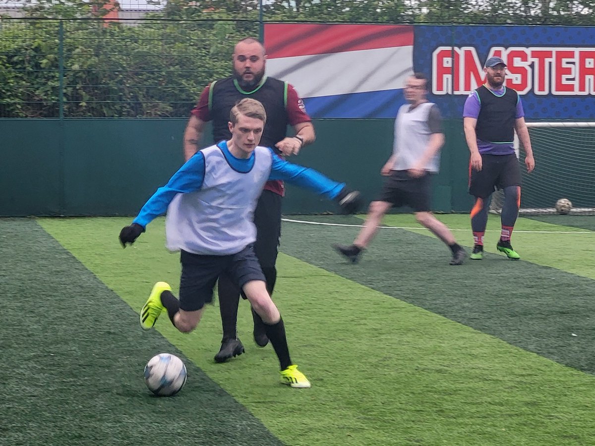 Great turnout tonight 4 x 6-a-side teams @goalsfootballuk Speke. Proper #footballtherapy