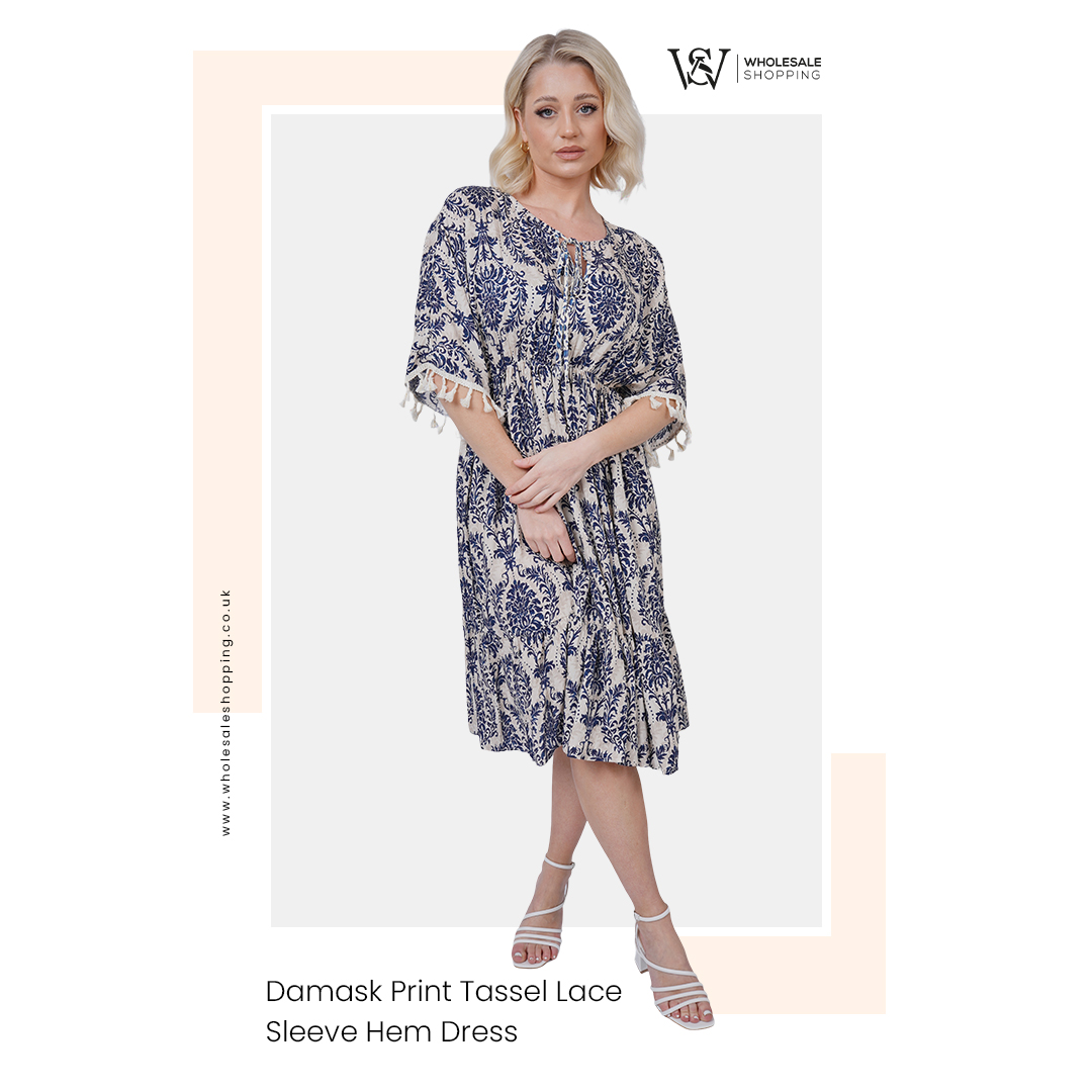 Embrace Elegance: Our Damask Print Tassel Lace Sleeve Hem Dress - Elevate Your Collection with Wholesale Sophistication. Shop Now!

Click Now: rb.gy/7id6pn

#dress #lacesleeve #summertime #womendress #wholesaleuk #wholesalefashionuk #fashion #wholesaleshopping