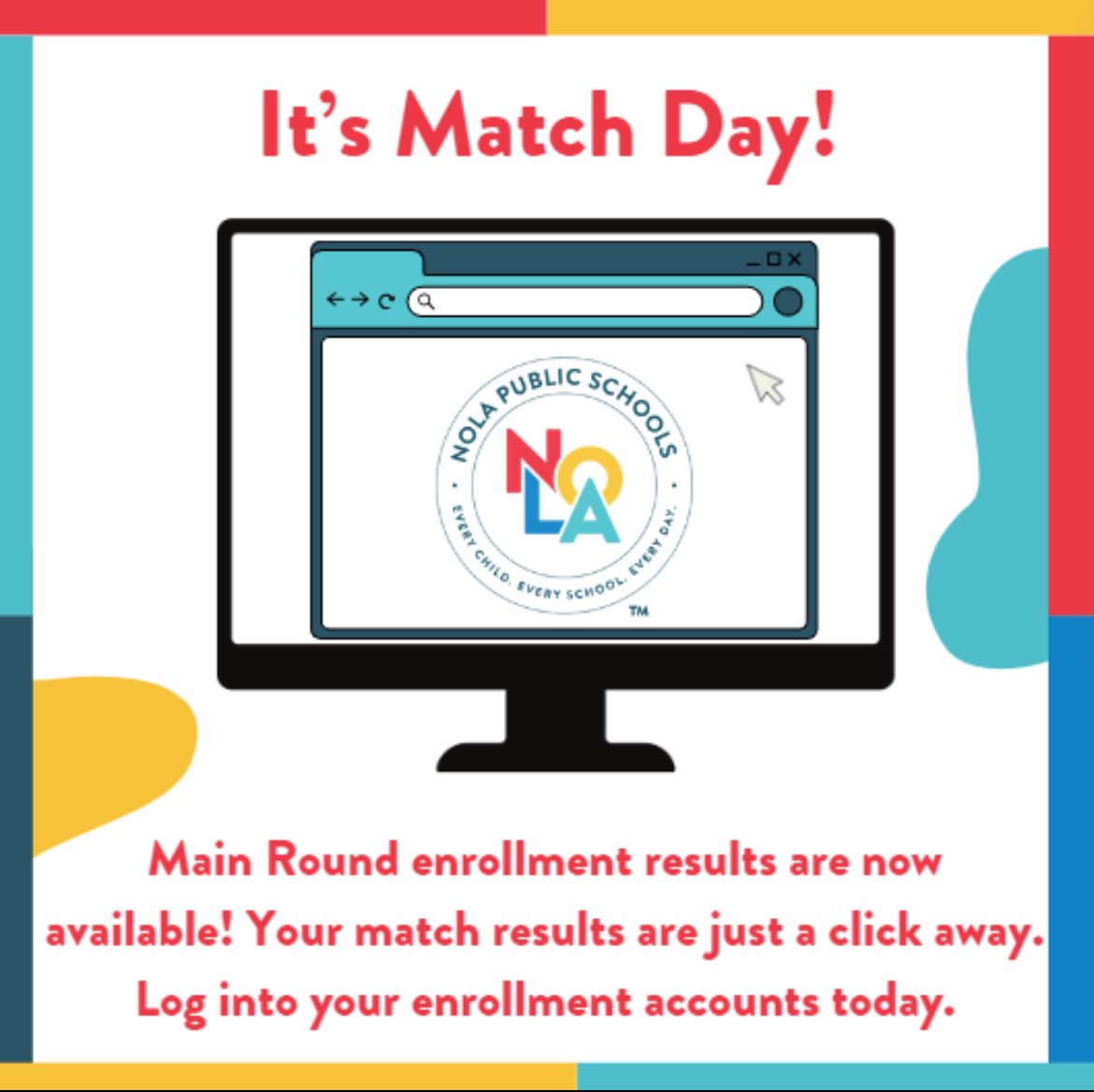 🌟✨ It’s finally here – Match Day! 🌟✨ The wait is over, and we’re thrilled to announce the NOLA-PS Common Application Process (NCAP) Main Round results are officially out! 🎉 Your scholar’s match results are eagerly awaiting your attention with just a simple click. Don’t miss