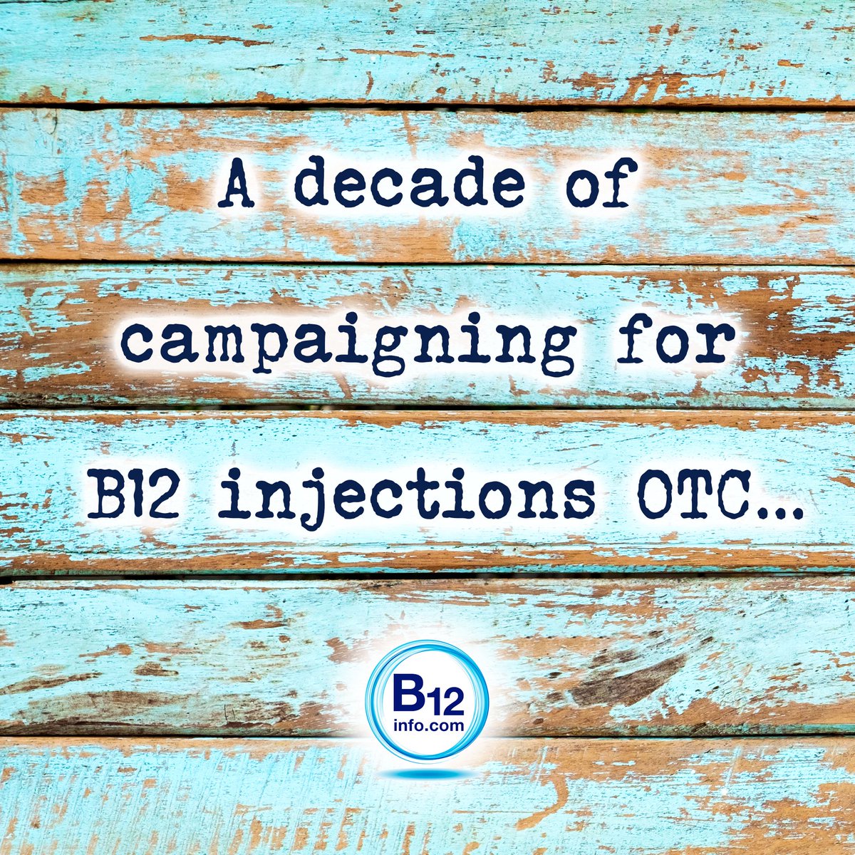 On the 8th of May, MP Jane Hunt will present a Private Members Bill for B12 injections to be made available OTC..

b12info.com/a-decade-of-ca…
