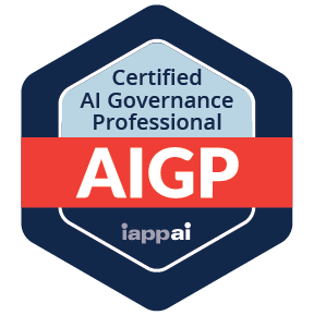 I am pleased to announce that I am one of the first people in the world to become a certified Artificial Intelligence Governance Professional by @PrivacyPros, making our team at @RobinsonCole even better!