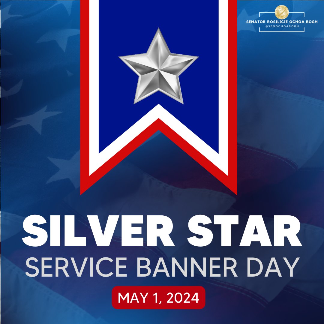 Today we honor the courage and sacrifice of our combat-wounded, ill, and dying service members. Your bravery shines brightly. #SilverStarServiceBannerDay