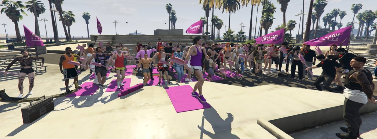 MarbellaSerie's tweet photo. 📸Fotos del evento de hoy de Zumba 🔥 
Primer evento de #MarbellaEvents !! Una locura de diversión 🎉 https://t.co/052s7j4DDI