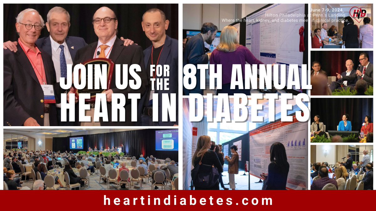 Meet us in the heart of Philadelphia this June for #HID24! TODAY is the last day to secure #Discounted rates at heartindiabetes.com/registration Last day for #Abstracts is TOMORROW! Submit here: heartindiabetes.com/abstracts #MedEd #Diabetes #8thHeartInDiabetes #HID2024 @American_Heart