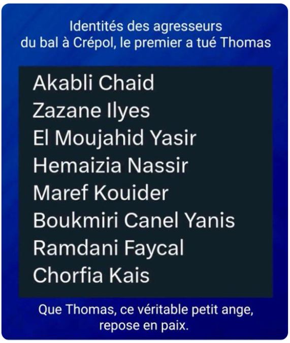 @FrdricLockwood @BFMTV Les téléspectateurs autres  que #LREM ont vus effectivement les failles de l'information ne  voulant pas donner les noms des protagonistes de l'affaire #Crepol allah demande, du ministère de l'Intérieur pour le #PasDeVagues dans les cités communautarisées...