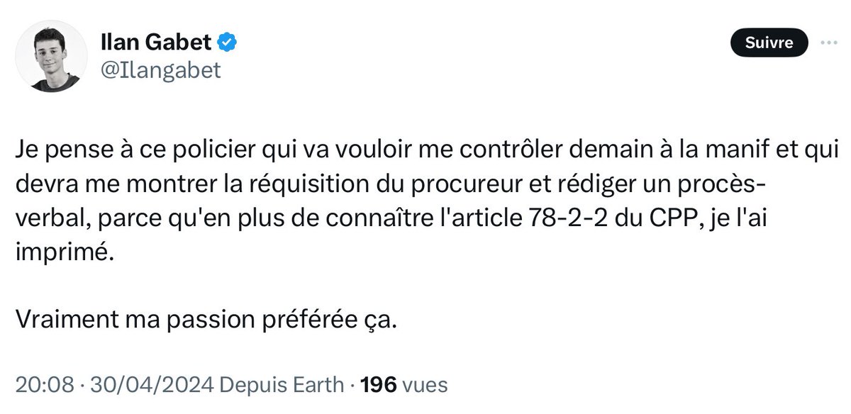 C’est moche de dire que les Mélenchonistes de #LFI sont tous des débiles , regardez par exemple , @Ilangabet a 12 ans et il est déjà en L1 de droit !! 🥳🤡🤣