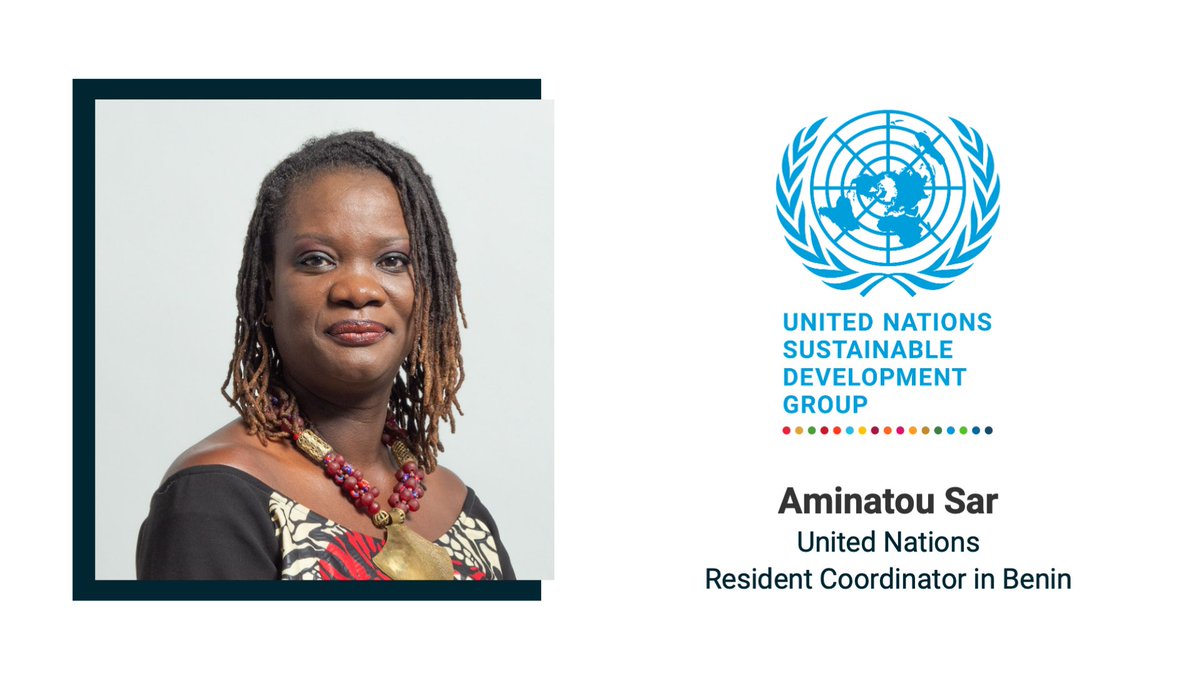 Congratulations to @aminatousar, appointed by @UN chief @antonioguterres, leading our @UNBenin team on the ground to advance the #GlobalGoals and leave no one behind. ⏩bit.ly/AminatouSar