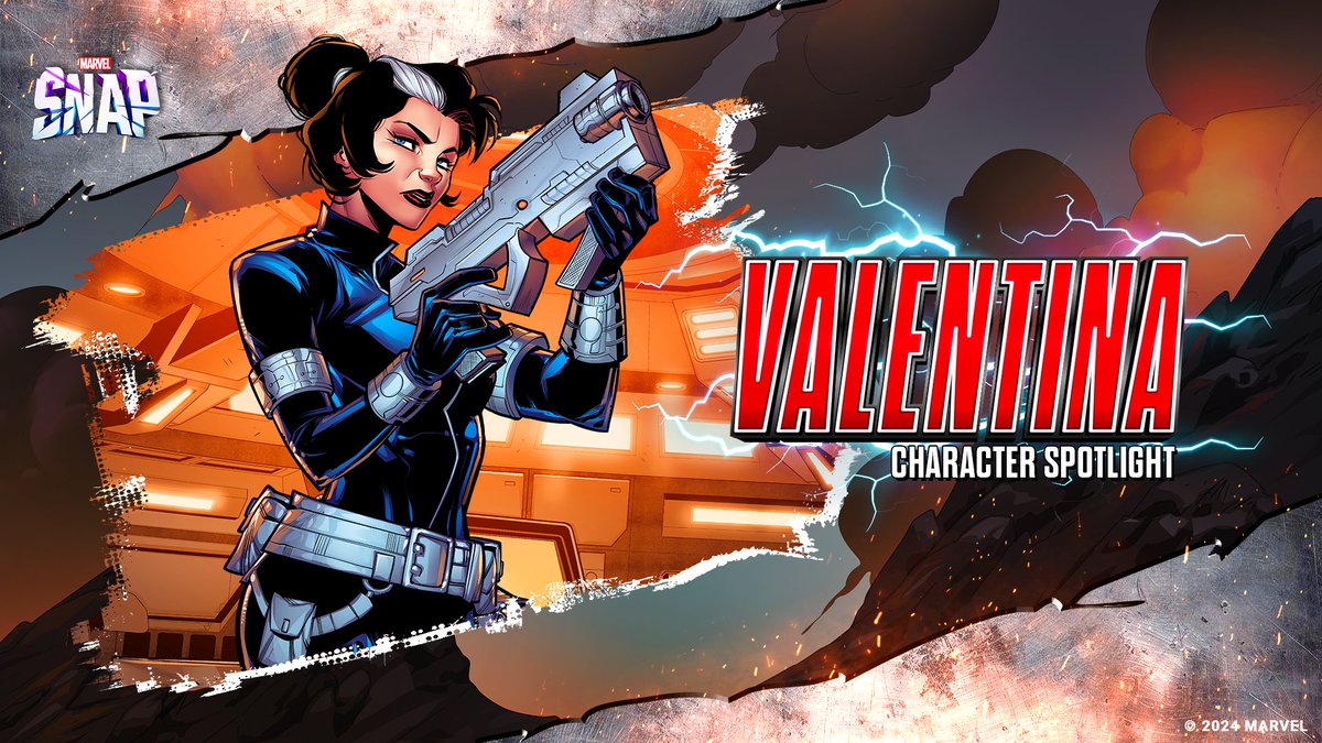 Valentina is a super spy triple-agent — infiltrating both S.H.I.E.L.D. and Hydra while secretly working for the terrorist organization Leviathan 🕵️‍♀️ 🔵 Cost: 2 🔶 Power: 3 🔹 On Reveal: Add a random 6-Cost card to your hand. Give it -2 Cost and -3 Power. Her cunning allows you…