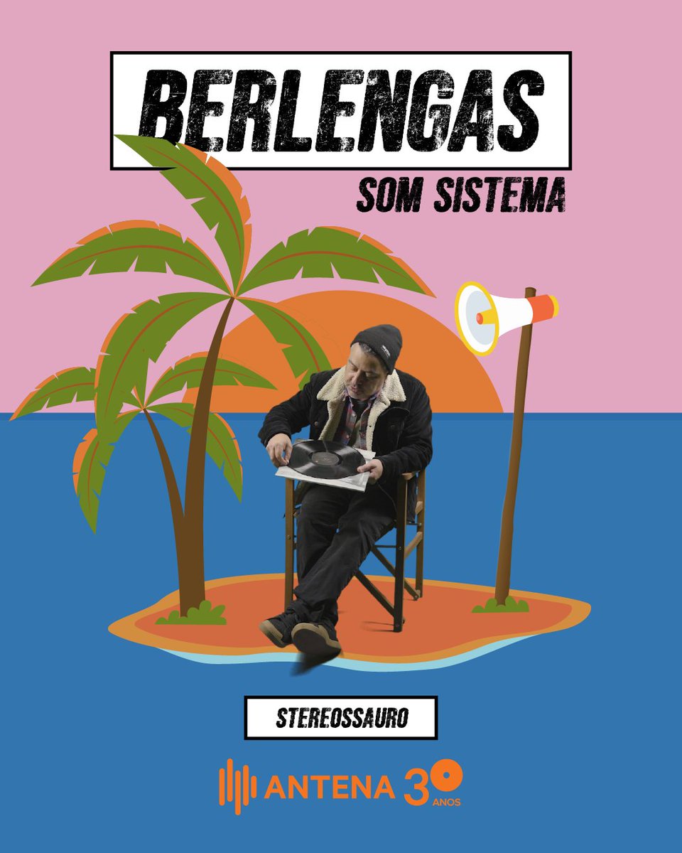 Já ouviram o primeiro episódio do #BerlengasSomSistema ? Descubram o disco que o @stereossauro levava para a ilha! Episódio completo ▶ no Youtube youtu.be/2fTTPfSEFyY