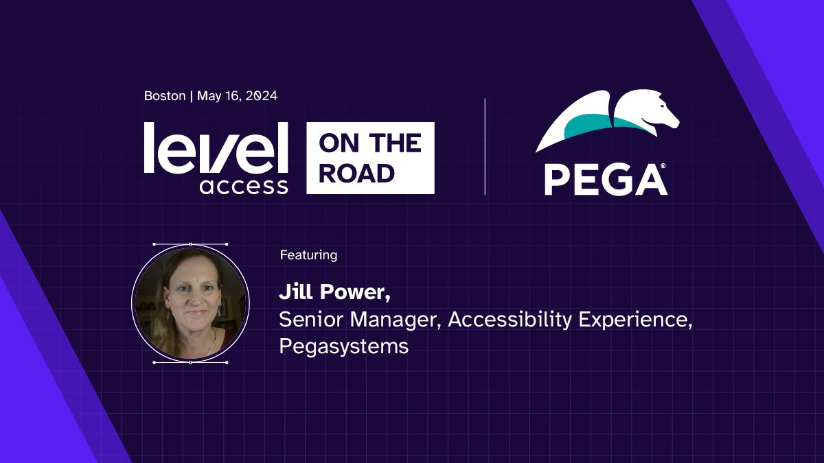 Boston—what are your plans for Global Accessibility Awareness Day (GAAD) on May 16? Join us at #LevelOnTheRoad for a day of learning and inspiration, including a keynote from Jill Power, Senior Manager of Accessibility Experience at @pega. hubs.la/Q02vBmZg0