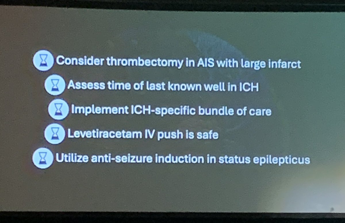 Great Neuro updates and what is coming down the pipeline for stroke, ICH, and seizure management! #AAEM24 <a href="/aaeminfo/">AAEM</a> <a href="/EM_NCC/">Wendy Chang</a>