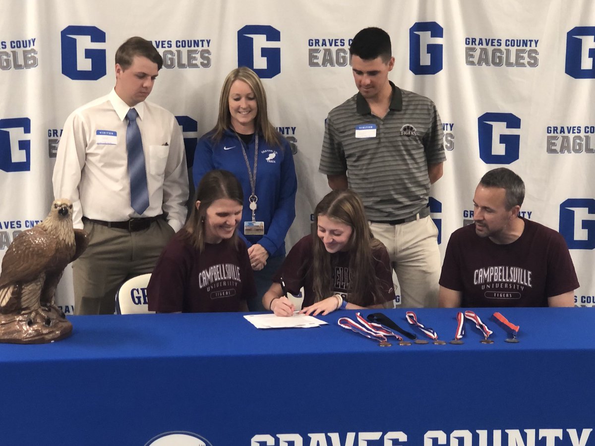 Emma Madding signs with Campbellsville University XC & Track. GDTBAE!