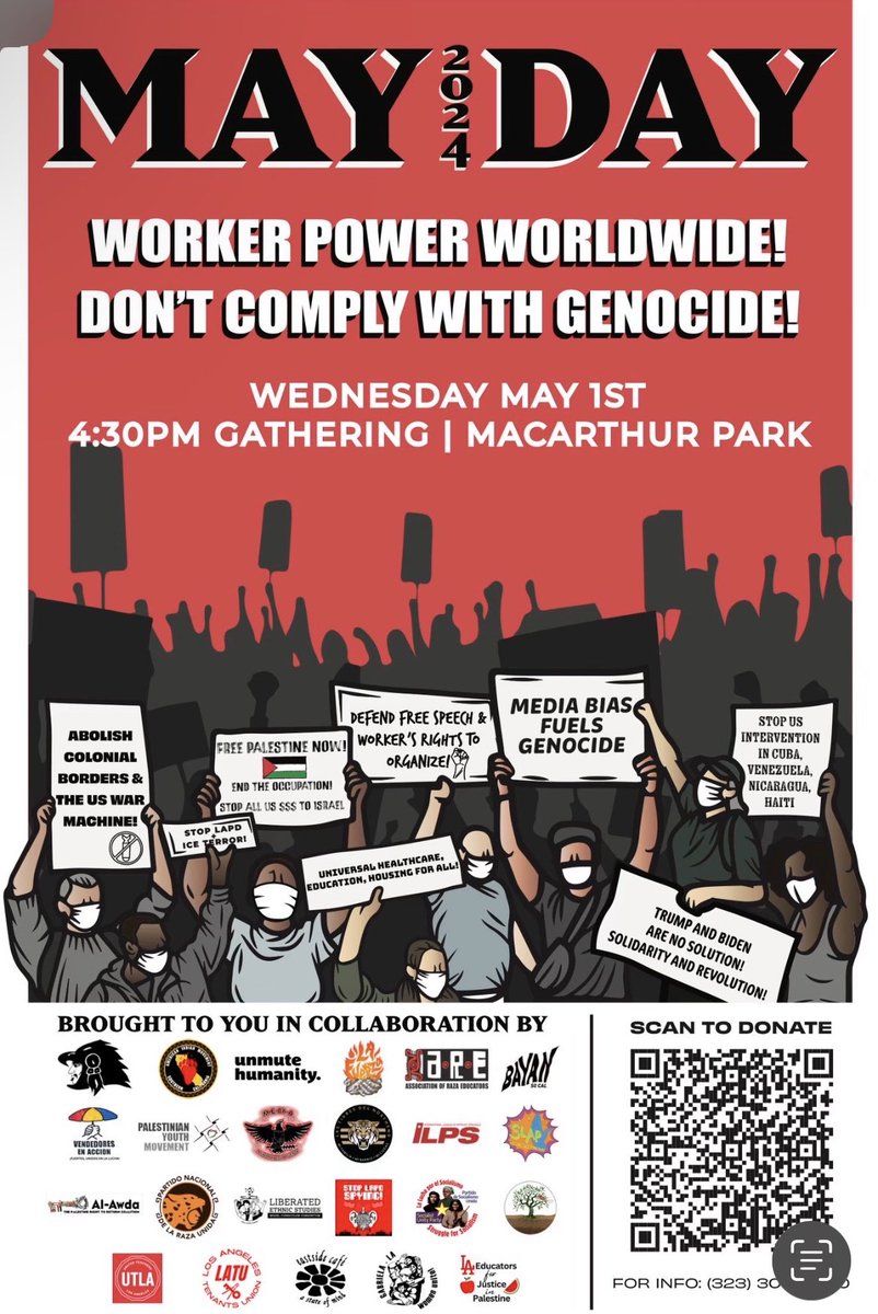 From a policy perspective I don’t much agree with most of the signs on this flier but I respect their right to march and speak out.  My issue is UTLA’s logo mixing with some of these other orgs who have a not so great record of hate speech against Jewish Americans.  Voters in…