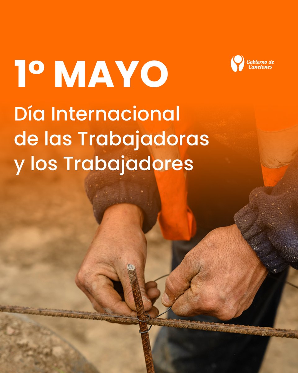 🟠En el marco de una nueva conmemoración del 1 de Mayo, Día Internacional de las/os Trabajadoras/es, la Intendencia de #Canelones saluda y reconoce a quienes con su labor, contribuyen al desarrollo y avance de nuestro departamento y del país. 📃Nota➡️imcanelones.gub.uy/es/noticias/la…