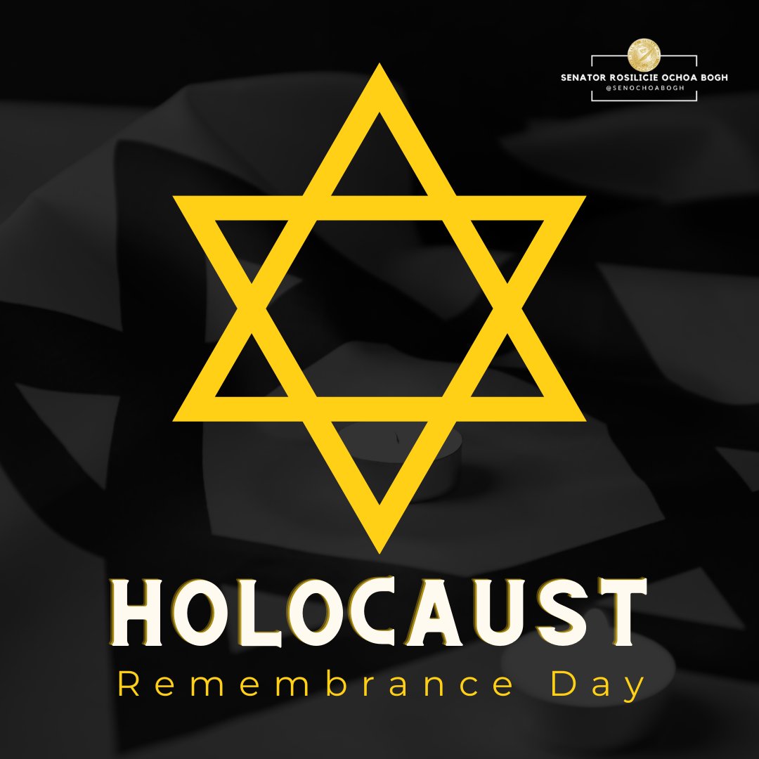Today, we remember the Jewish lives lost during the Holocaust. Let us honor their memory by promoting understanding and respect. #YomHashoah #HolocaustRemembranceDay