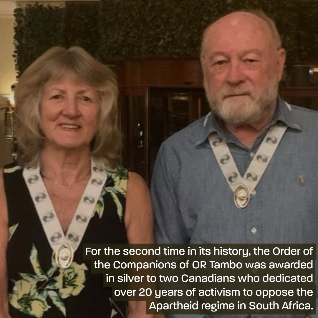 Congratulations to long-time trade unionists Ken Luckhardt & Brenda Wall on being recognized by the South African government for their decades-long solidarity with the anti-Apartheid struggle. Our movement owes them a debt of gratitude. Full release:globenewswire.com/news-release/2… #OnLab