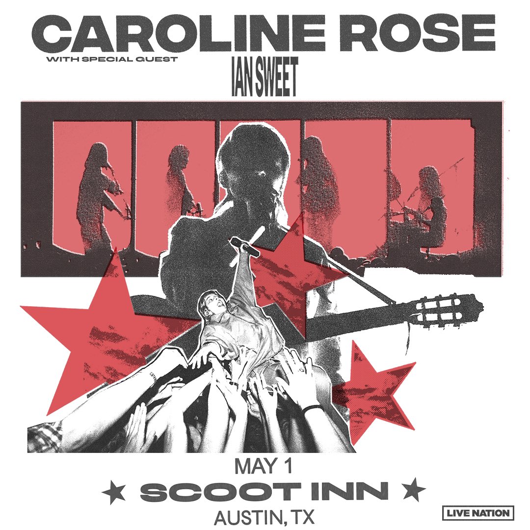 Giving away tickets to see Caroline Rose with special guest Ian Sweet at @ScootInn this Wednesday, May 1st! Picking a winner at 4pm! bit.ly/3y1rWxi