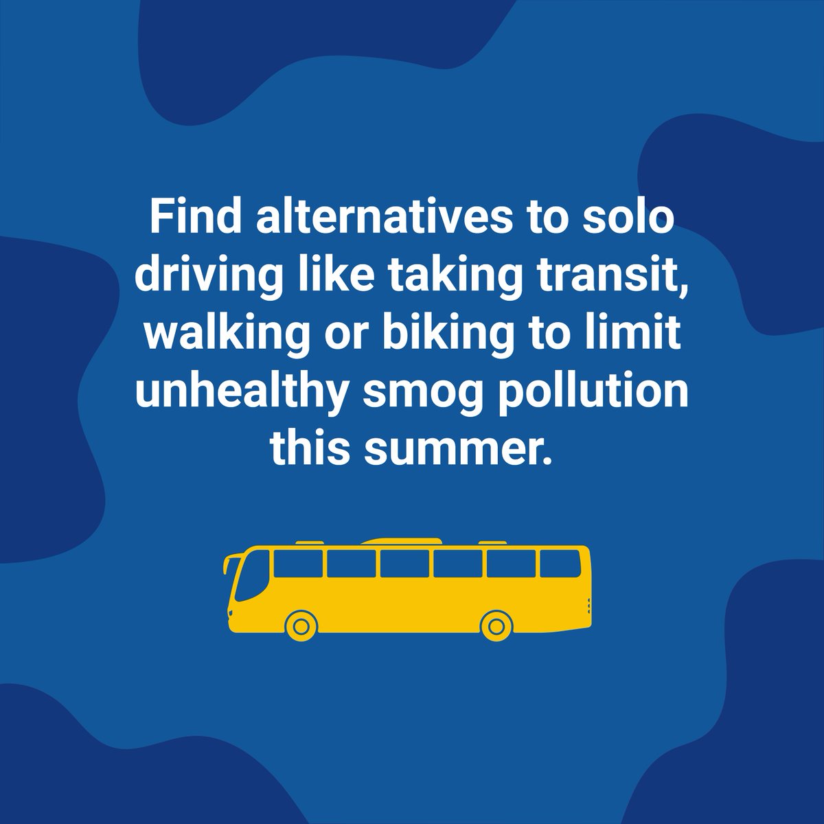 Summer smog season starts today! Temperatures are on the rise and so is the risk of harmful smog formation that increases the likelihood of #SparetheAir Alerts for unhealthy air quality. Keep the air clean this season by taking transit, biking, or walking instead of driving.