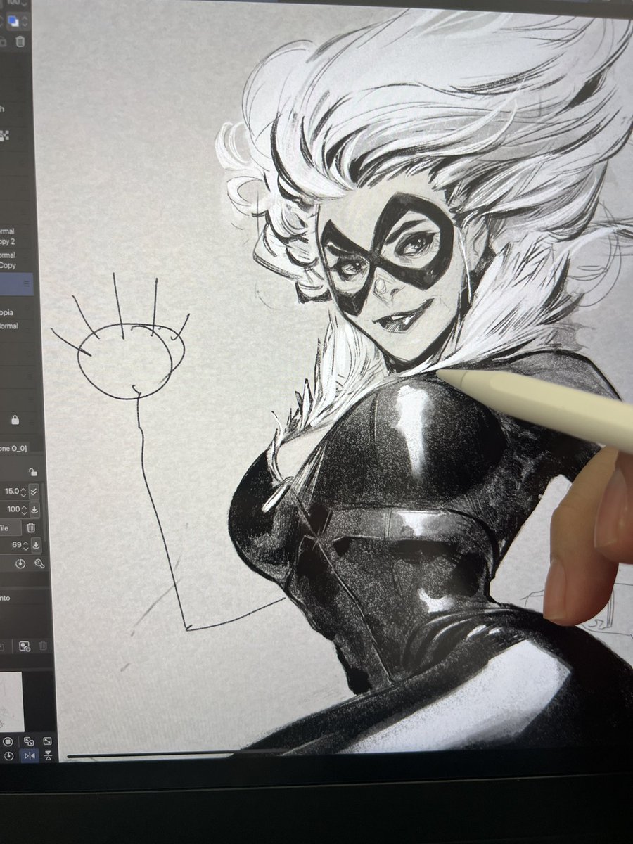 I may rework that hand 🤔
Para la gente de Argentina…
Que tal el clima por Buenos Aires? 👀
Y.. ya fueron por la feria del libro?👀
#clipstudiopaint #fanart #sketch