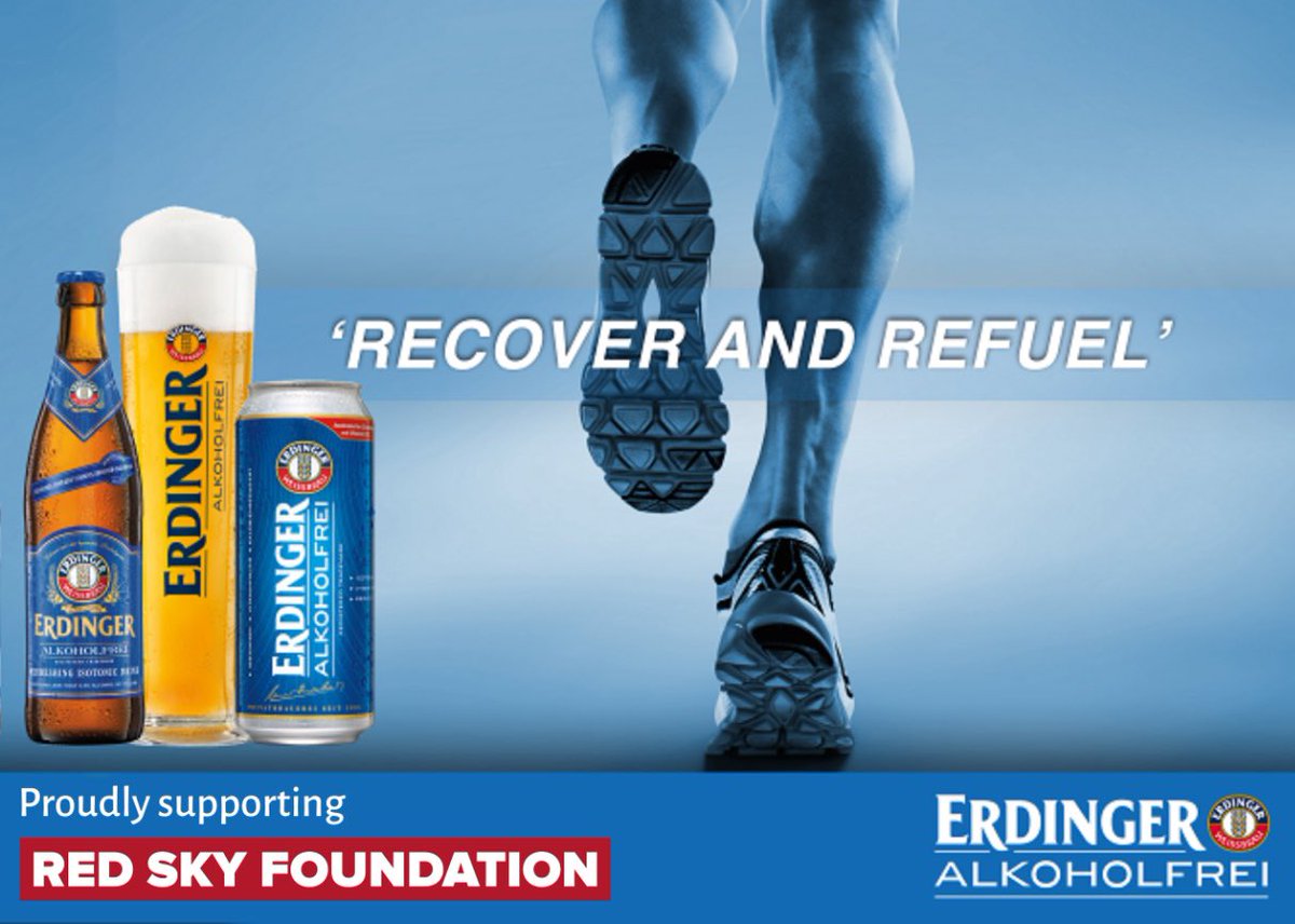 We’re delighted to welcome ERDINGER Alkoholfrei to #TeamRedSky! Every year our physical fundraising challenges where our supporters push themselves to their limits testing their abilities to ensure hearts beat stronger… now we can help them #recoverandrefuel @ErdingerAF_UK