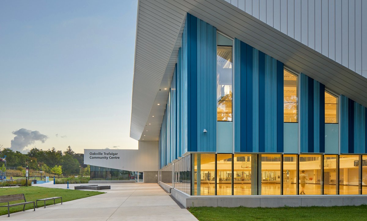 Oakville Trafalgar Community Centre has achieved LEED Gold Certification! Learn more about how design of this health and wellness centre optimizes energy performance! dsai.ca/news/oakville-…