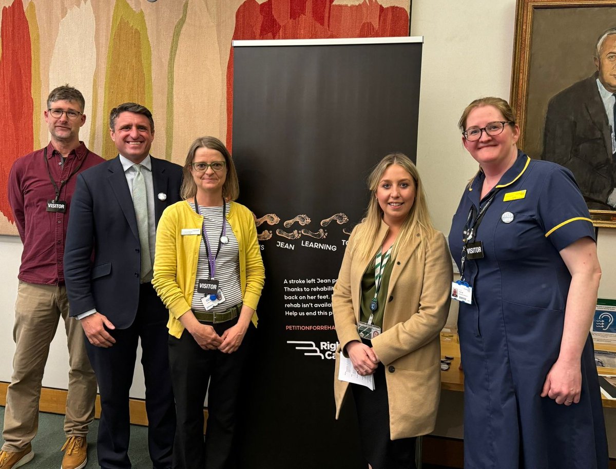 Pleased to meet the team behind the Petition For Rehab campaign in Parliament recently. Whether a person has lost ability through illnesses or injury you should be able to access the rehab services you deserve to rebuild your life. petitionforrehab.com