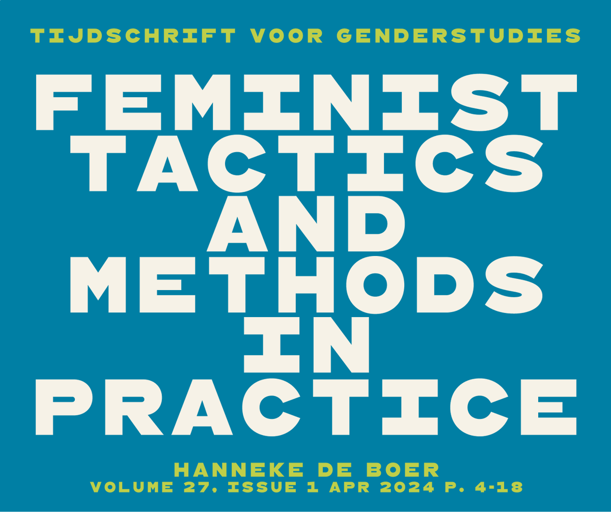 📢Read Hanneke De Boer's article on the Utrechtse Vrouwen voor Economische Zelfstandigheid. The article examines the complexities of feminist groupings in second-wave feminism. ➡ Open to access with the link below! doi.org/10.5117/TVGN20… #Feminism #TvGS #GenderStudies #OA
