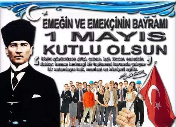 TÜRK Topraklarında İlk Defa İlklerin Şehri SELANİK'te Kutlanan alın teriyle çalışıp ekmeğini kazanan İşçi ve Emekçilerin Bayramı #1Mayıs Kutlu Olsun.👏👏🇹🇷🐺🇹🇷