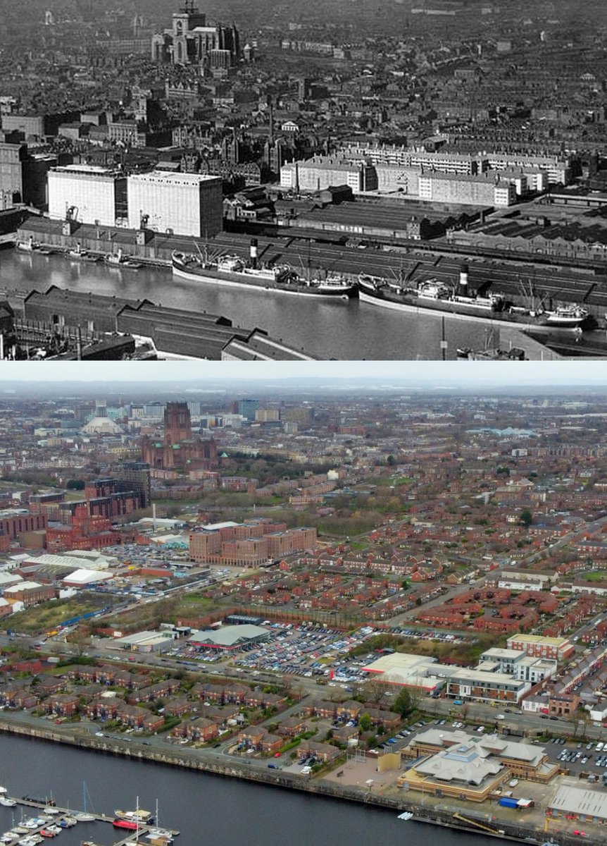 Brunswick Dock, 1930s and 2024