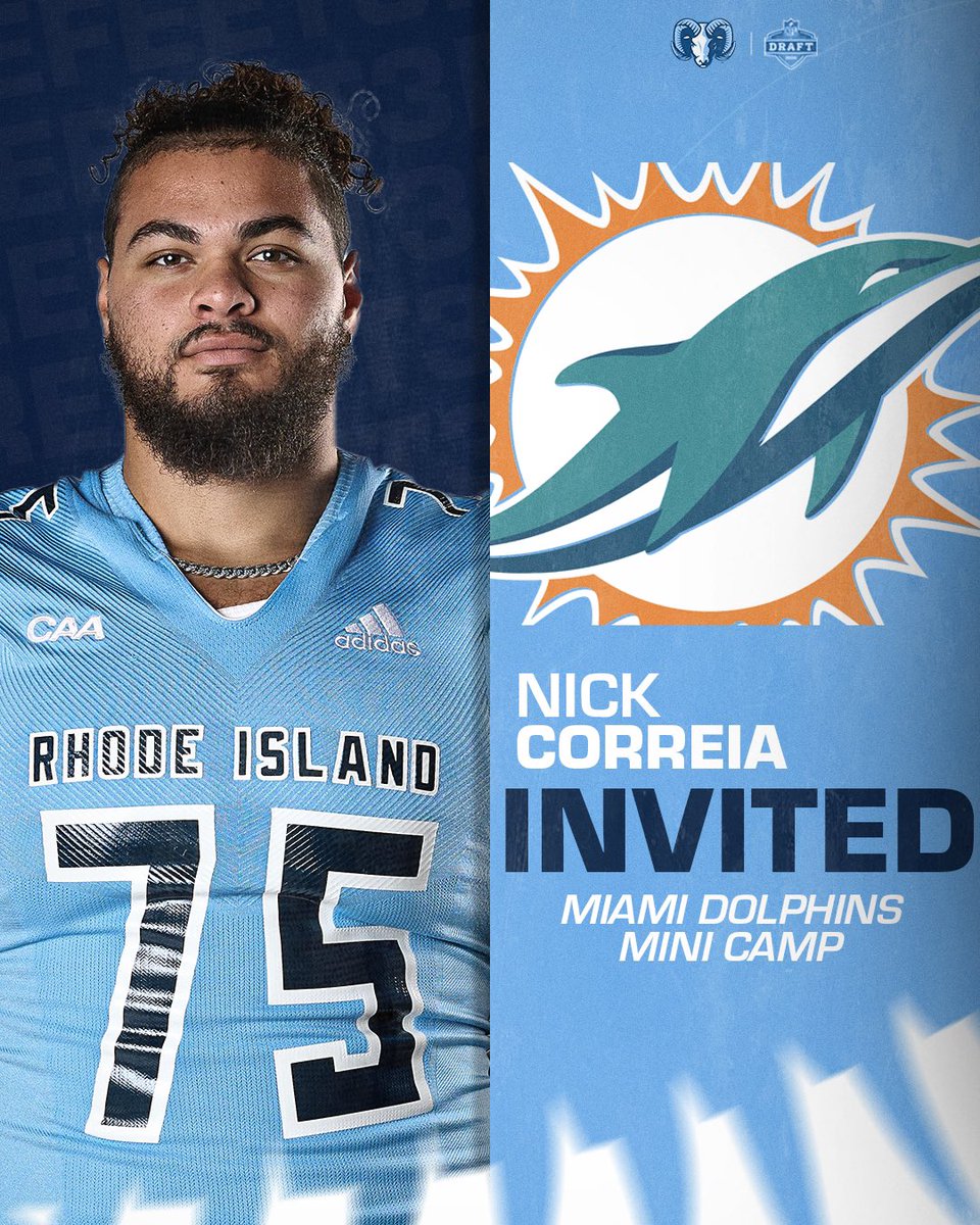 Congratulations to @Nick_Correia75, who has received minicamp invites from the @Seahawks and @MiamiDolphins 🏈🌊👏 #3MoreFeet
