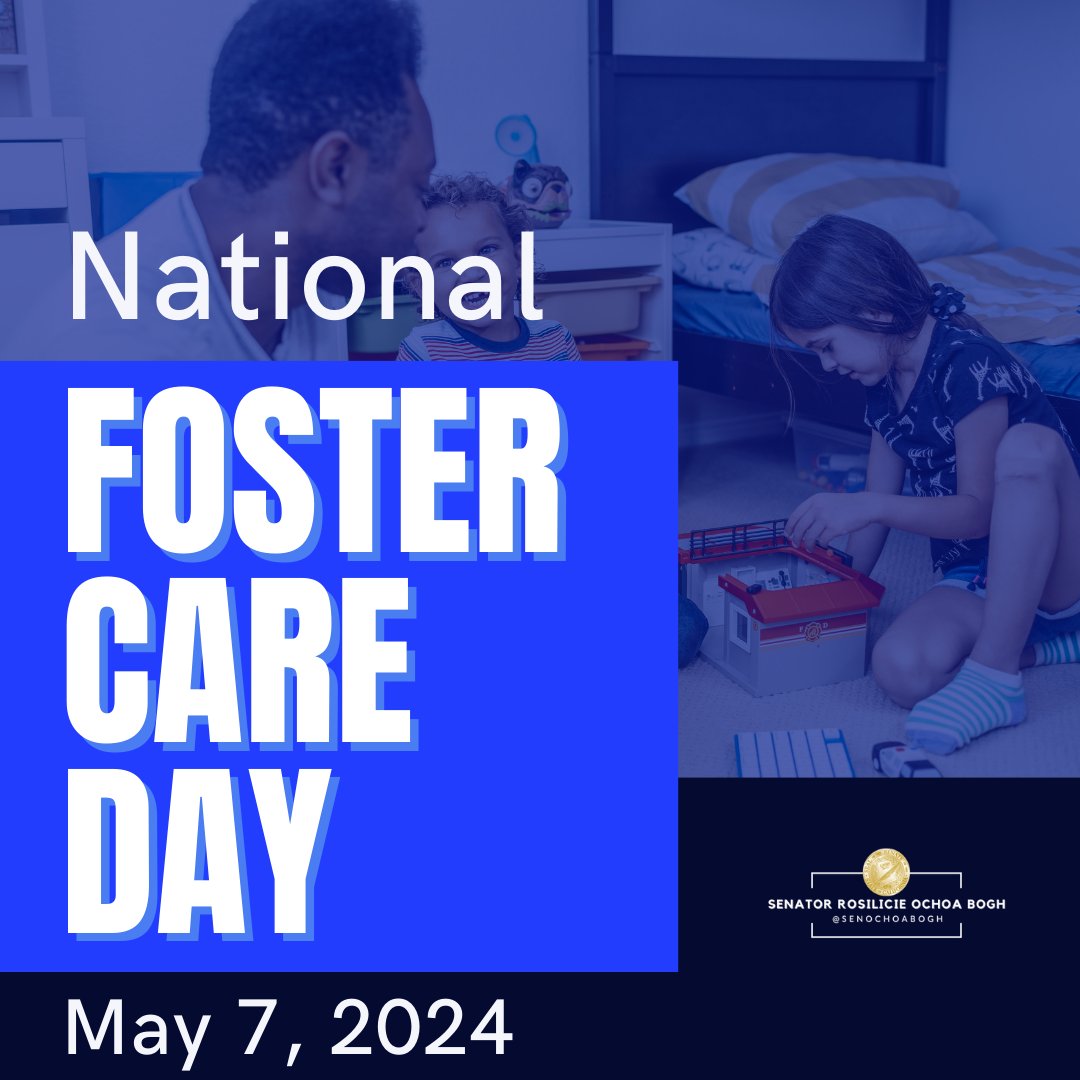 Today is National Foster Care Day. Join me in recognizing the resilience of children in foster care and the incredible role of foster parents. #NationalFosterCareDay