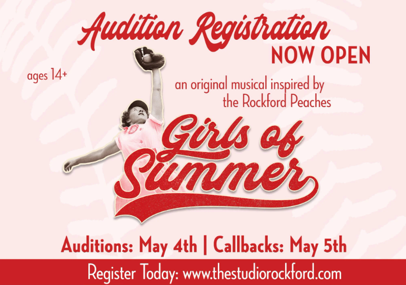 The Studio Rockford is holding auditions for this summer's production of Girls of Summer. Visit the link for details! thestudiorockford.com/productions/au…