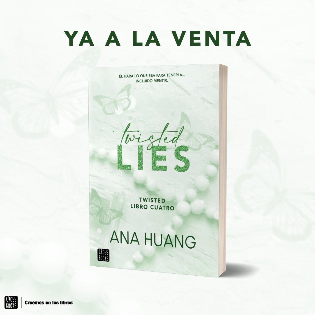 Él hará lo que sea para tenerla... incluido mentir. 

¿Tú también has caído en la tentación de @authoranahuang? 'Twisted Lies' es la cuarta entrega de la saga más explosiva del momento. ❤️‍🔥

#CreemosEnLosLibros 📚