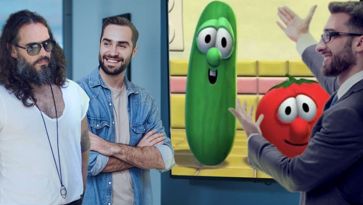 Church Leaders Get Russell Brand Up To Speed On Christian Theology With 'VeggieTales' Marathon buff.ly/44oUmgF