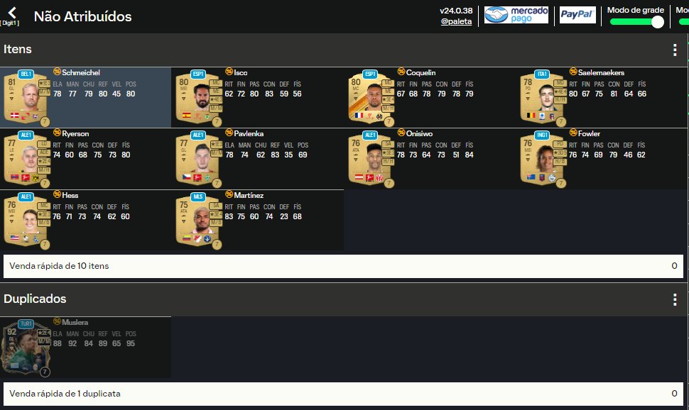 bart_campos's tweet photo. @AD0LFZ Muslera no pack de 11 ouro com 1 raro (melhoria ouro diária) https://t.co/MTIKBTDGMv