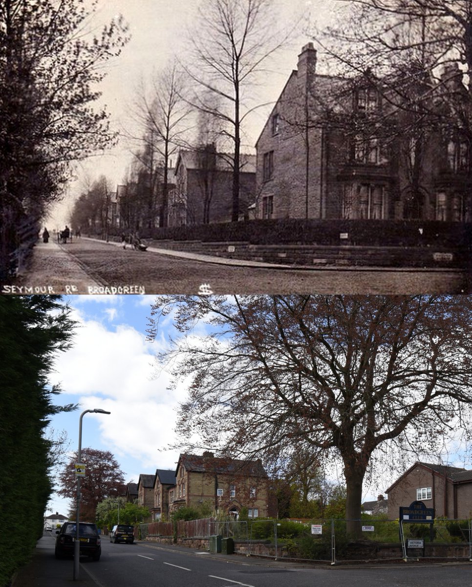 Seymour Road, Broad Green, 1900s and 2024