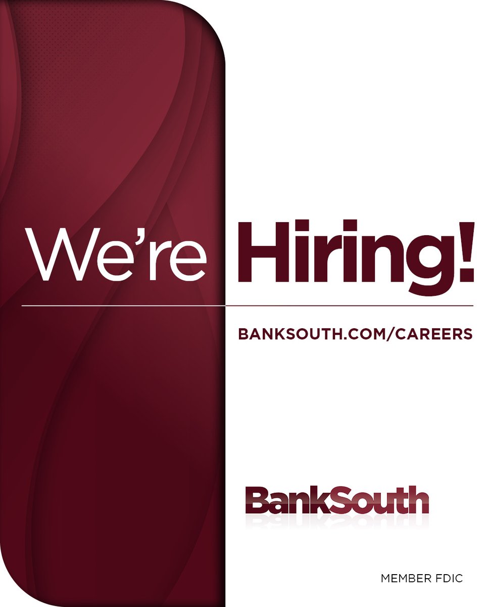 Join our team in Greensboro as a part-time teller! Engage with our community and experience a great work culture. Learn more and apply now: birdeye.cx/wstjw7 #BankSouth #BankJobs #TellerJobs

#banksouth #bankjobs #bestplacestowork #bankingindustry