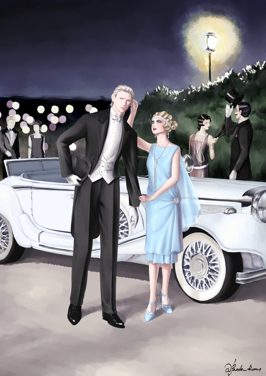 (I've been watching too much Antiques Roadshow lately)
'I told you not to speed...'
 #LunafreyaNoxFleuret #ルナフレーナ  #RavusNoxFleuret #レイヴス