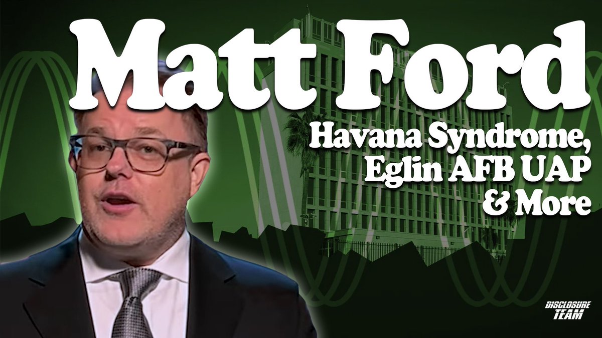 ICYMI I chatted with Matt Ford of @GoodTroubleShow about Havana Syndrome, the Eglin AFB UAP & more. youtu.be/nYkMCKhUZb8?si…