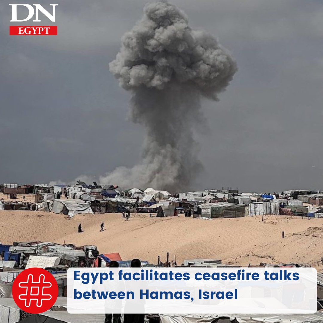 Egypt facilitates ceasefire talks between #Hamas, #Israel Read more: rb.gy/n1ndy7