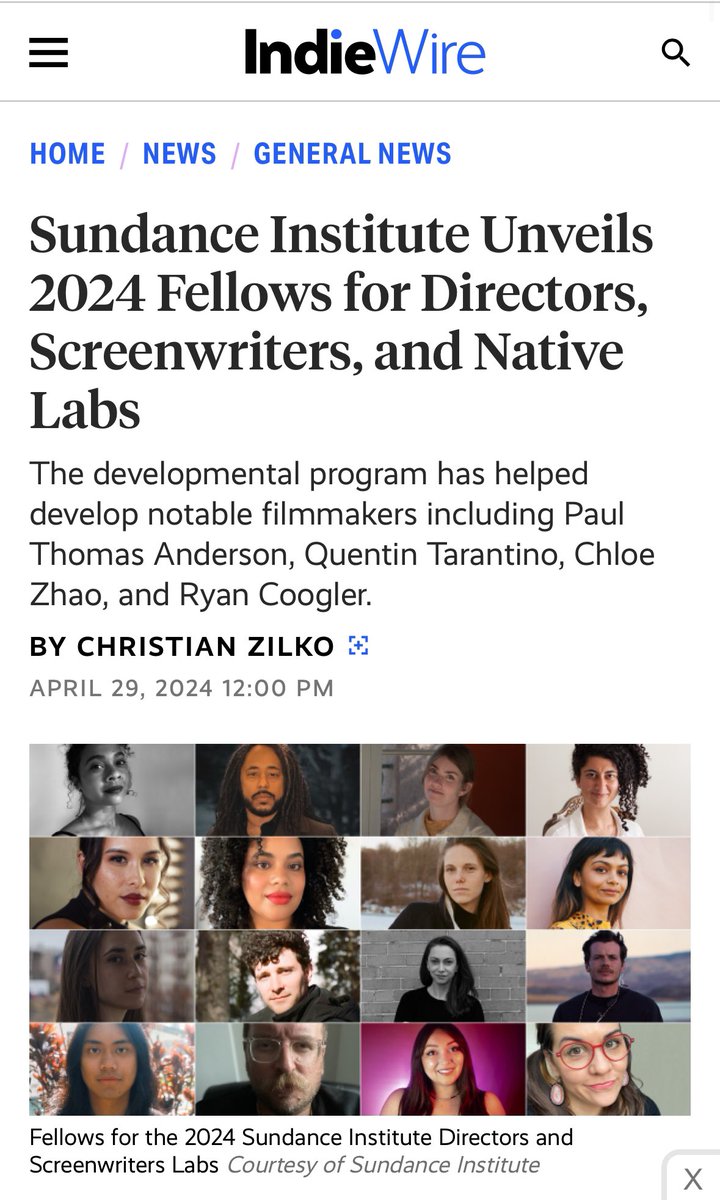 After such a life/career/project-changing experience at @sundanceorg’s January Screenwriters Lab, I can’t believe I get to return for the June Screenwriters Lab to continue deepening and carving out my Filipino horror feature LAMOK! indiewire.com/news/general-n…