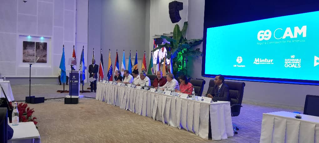 Cuba's Prime Minister Manuel Marrero attended the 69th meeting of the UN Tourism Regional Commission for the Americas (CAM) that began today, a space to discuss trends and perspectives of the sector.