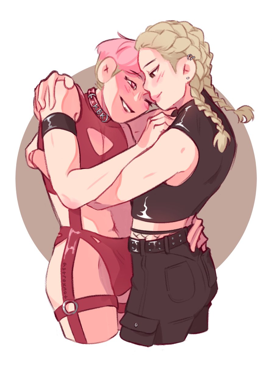 [blurred for suggestive themes] comm for <a href="/rumisfortweet/">Rum!!!</a> of her braidkwan and pinkhee !!