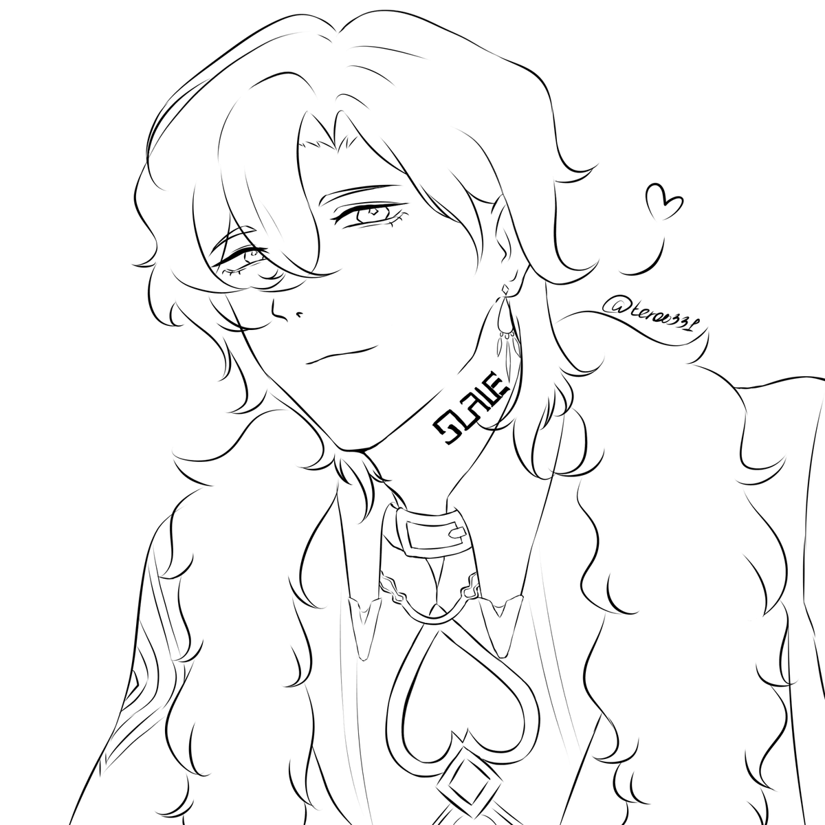 I love him💔

#HonkaiStaiRail #honkaistarrailfanart #Aventurine #HoYocreators #lineart #artist