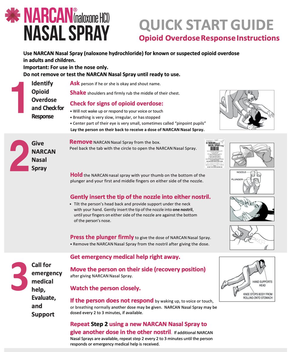 Learn how to administer Narcan here. 👇🏽🪡