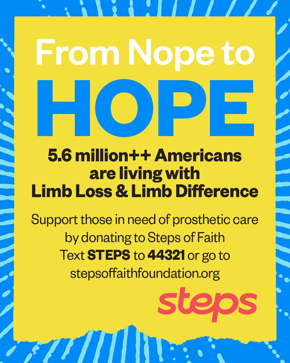 .@AmputeesUSA shared new research this year, estimating that at least 5.6++ million Americans are living with limb loss or limb differences. The '++' is because this number doesn't account for individuals who are uninsured or covered by Veterans Affairs or TRICARE. #LLLDAM